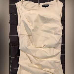 Le chateau womens white body con dress